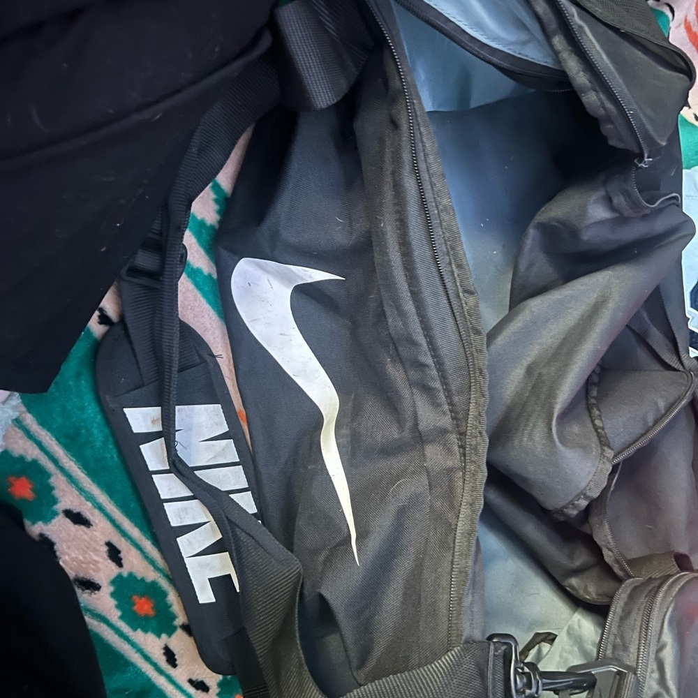 Nike Black and White Sports Bag